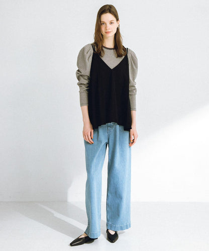 荷葉邊吊帶背心