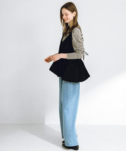 荷葉邊吊帶背心