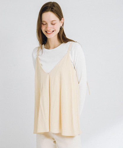 荷葉邊吊帶背心