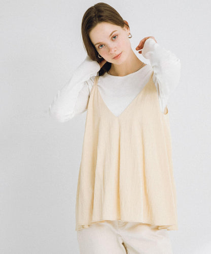 荷葉邊吊帶背心