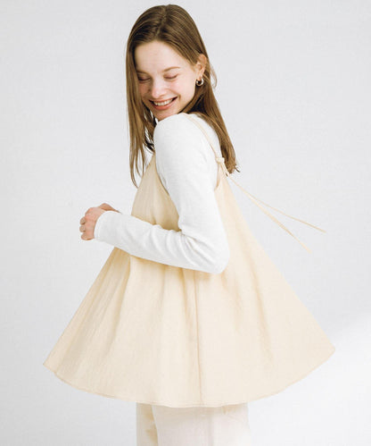 荷葉邊吊帶背心