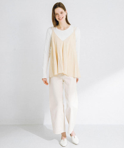 荷葉邊吊帶背心