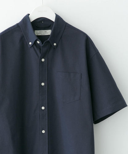 抗菌牛津紡扣領短袖襯衫