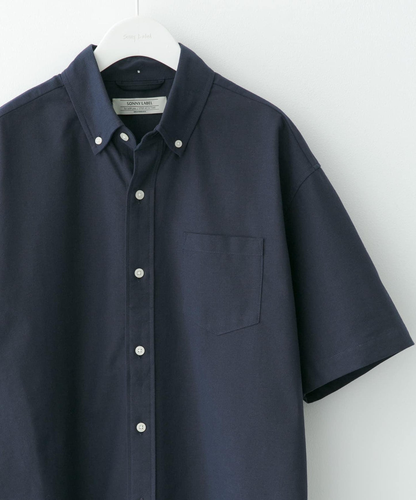 抗菌牛津紡扣領短袖襯衫