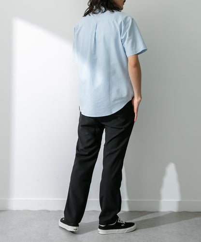 抗菌牛津紡扣領短袖襯衫