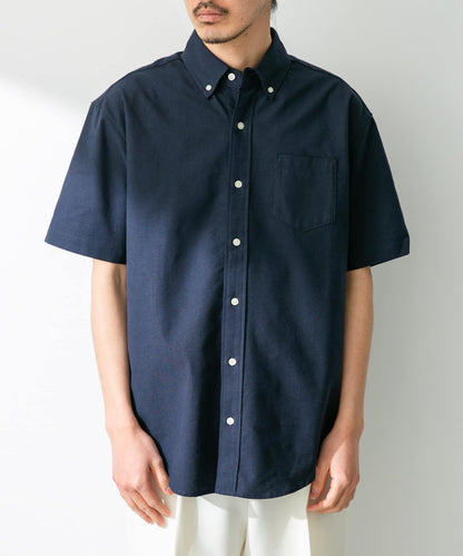 抗菌牛津紡扣領短袖襯衫