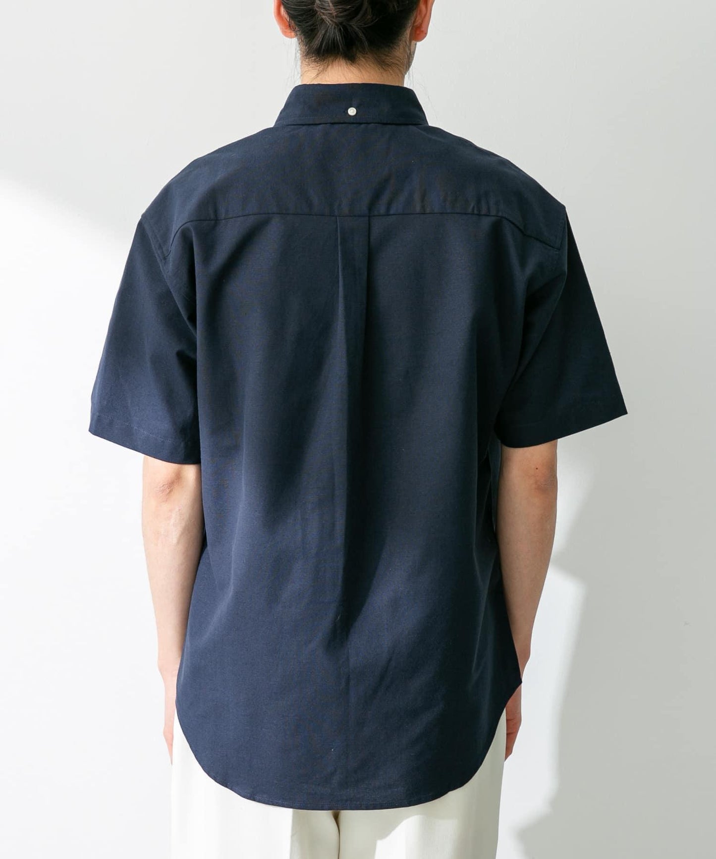 抗菌牛津紡扣領短袖襯衫