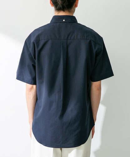 抗菌牛津紡扣領短袖襯衫