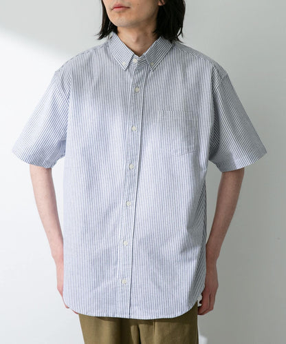 抗菌牛津紡扣領短袖襯衫