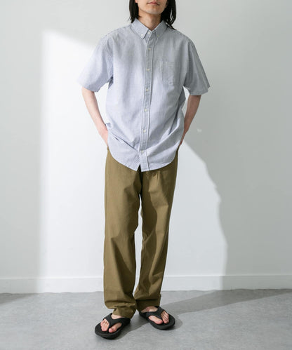 抗菌牛津紡扣領短袖襯衫