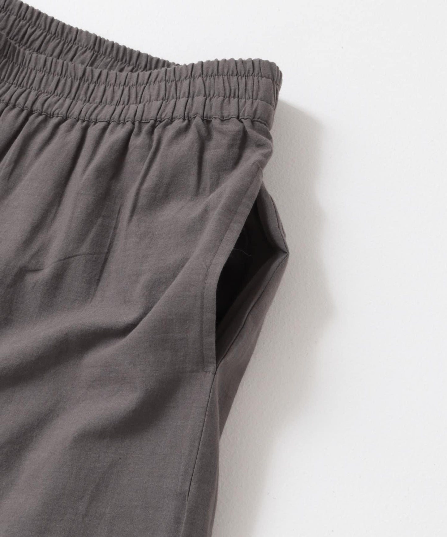 刺繡棉吊帶上衣×褲子套裝