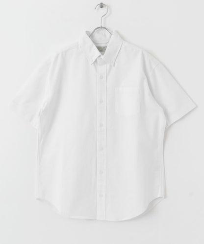 抗菌牛津紡扣領短袖襯衫