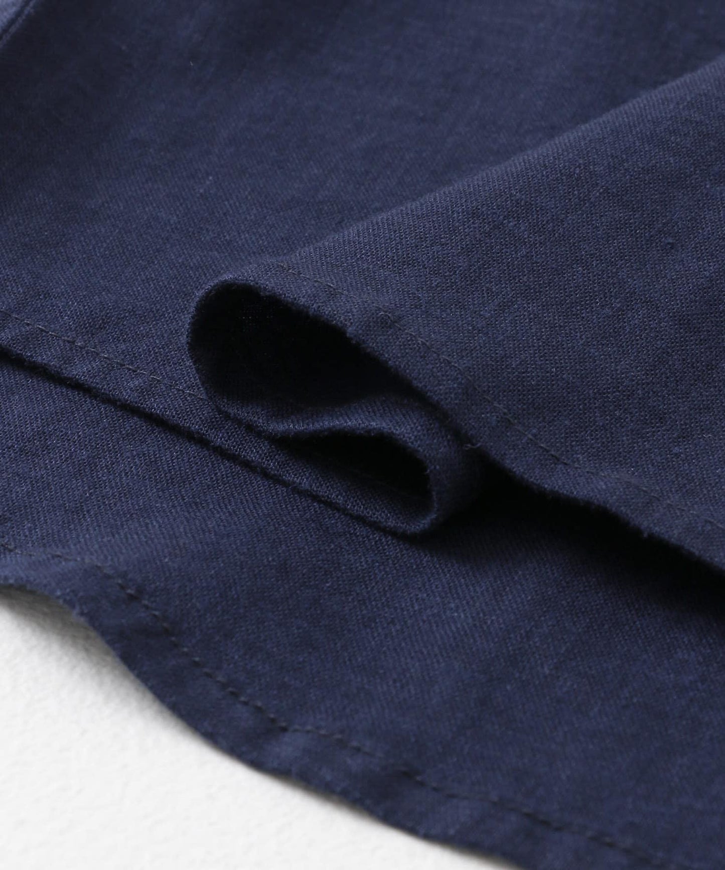 吸水速幹/接觸涼感亞麻混紡短袖襯衫