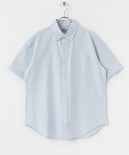 抗菌牛津紡扣領短袖襯衫