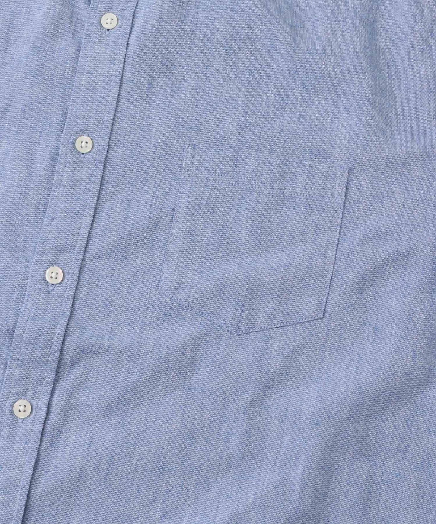 吸水速幹/接觸涼感亞麻混紡短袖襯衫