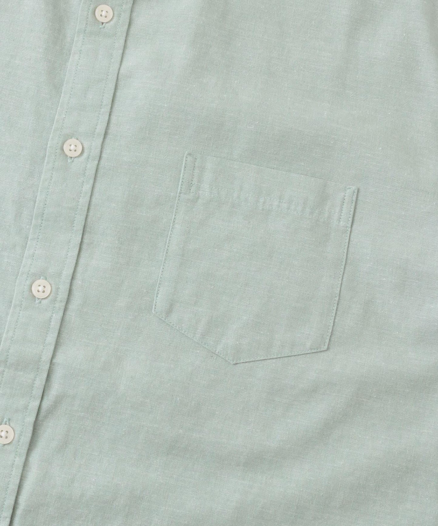 吸水速幹/接觸涼感亞麻混紡短袖襯衫