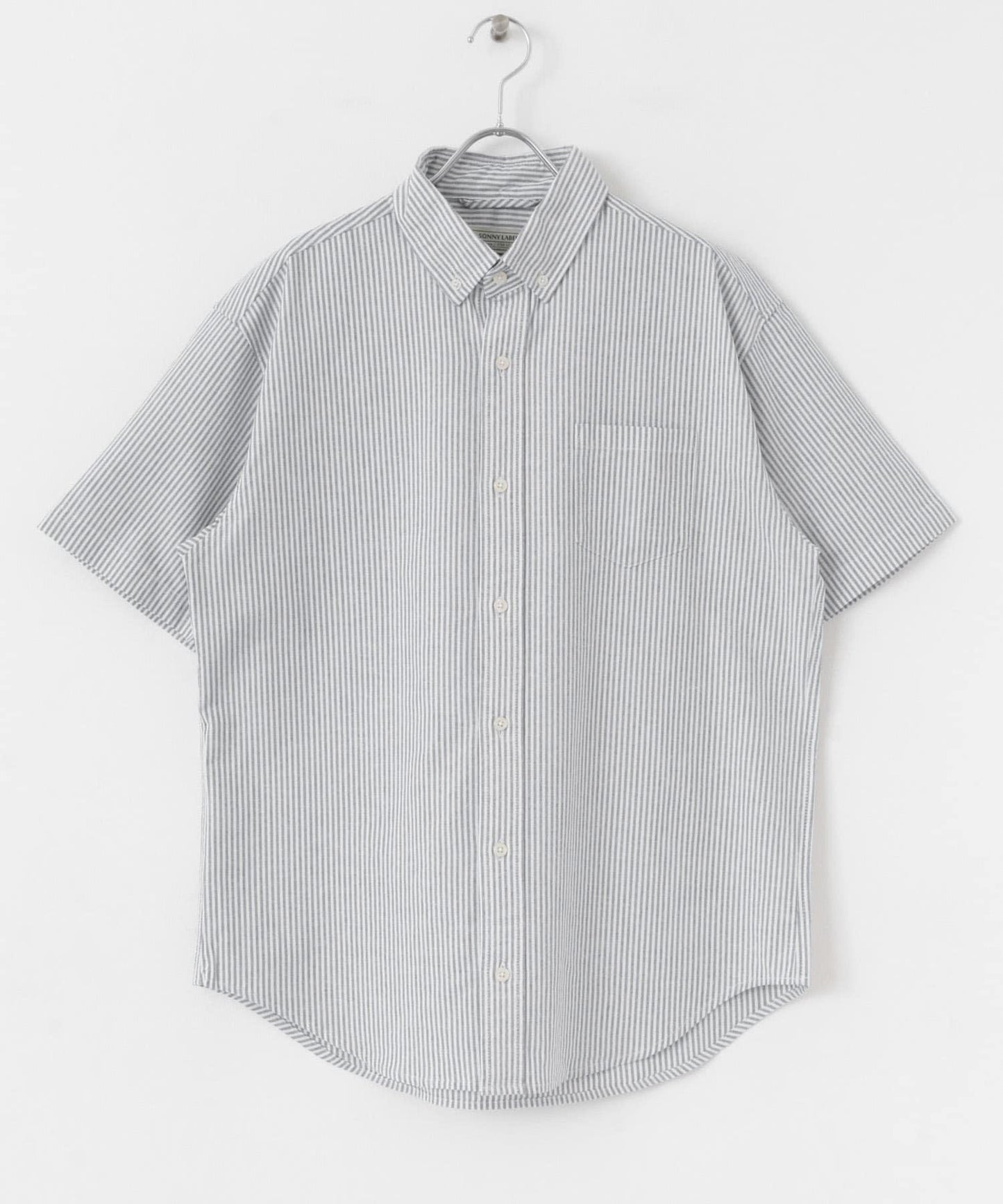 抗菌牛津紡扣領短袖襯衫