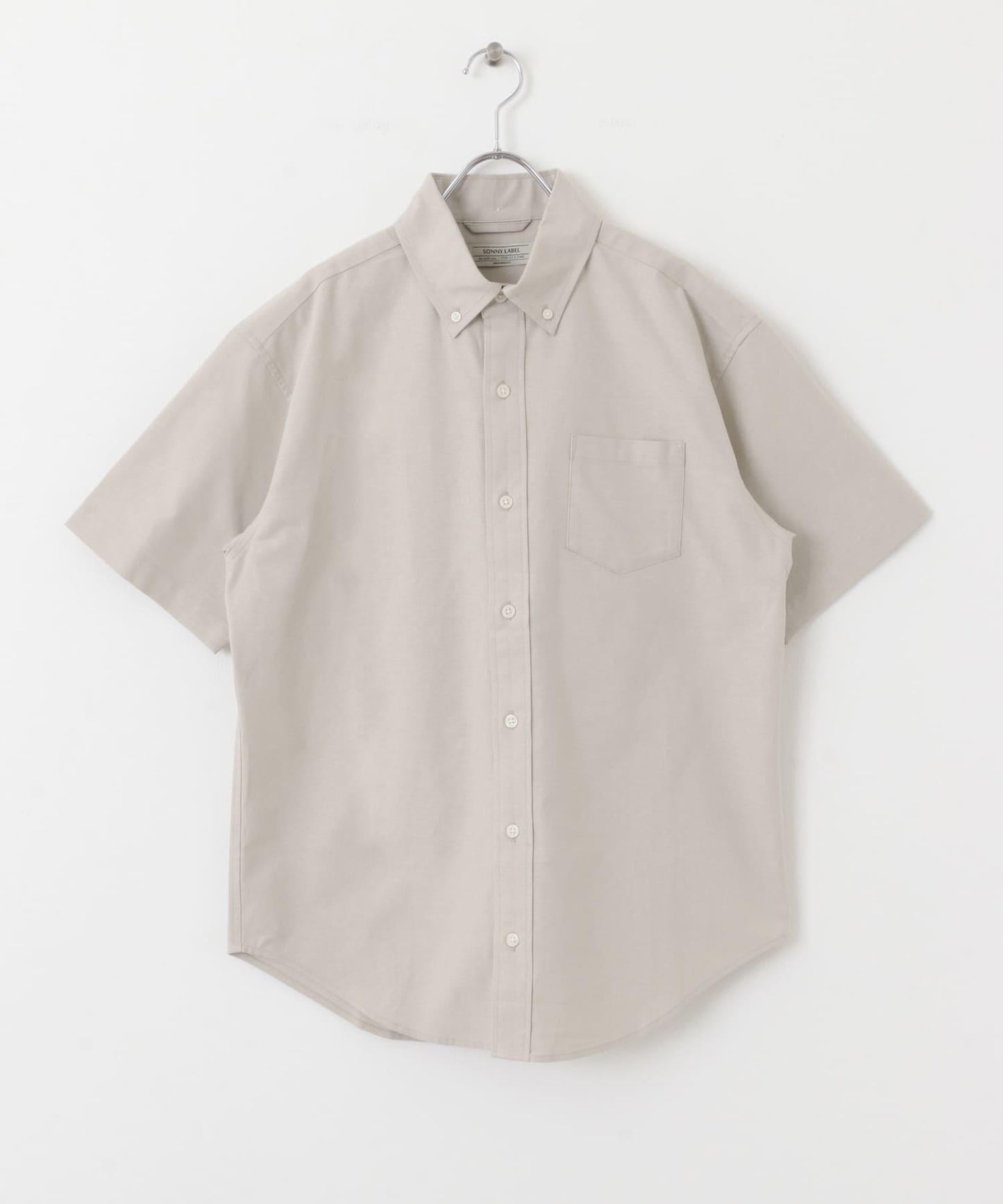 抗菌牛津紡扣領短袖襯衫