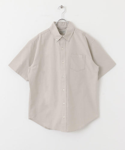 抗菌牛津紡扣領短袖襯衫