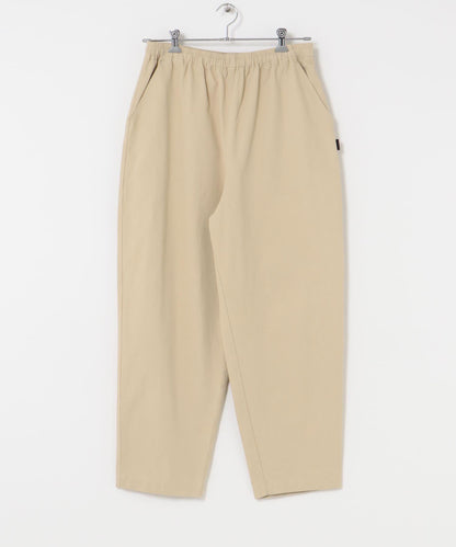 基礎寬鬆休閒斜紋棉布長褲