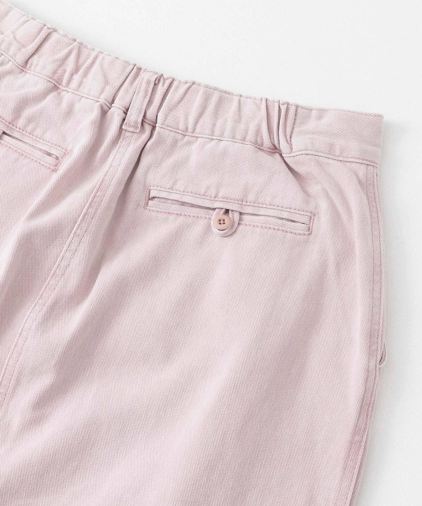 棉斜紋褶皺窄裙