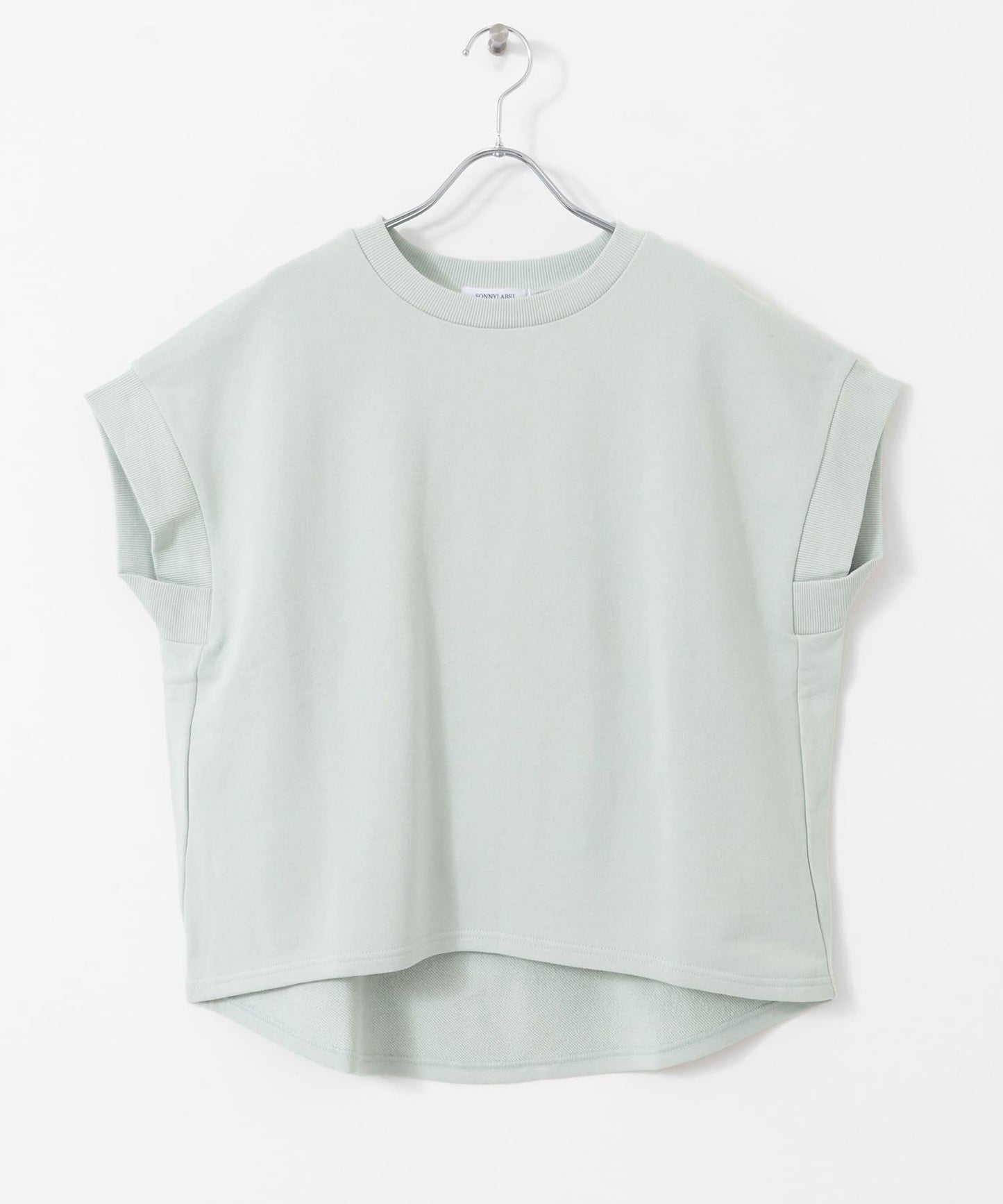 加絨衛衣法式短袖套頭衫