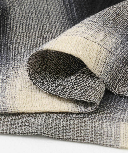 漸變格紋休閒短褲