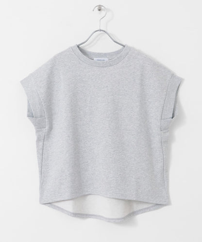 加絨衛衣法式短袖套頭衫