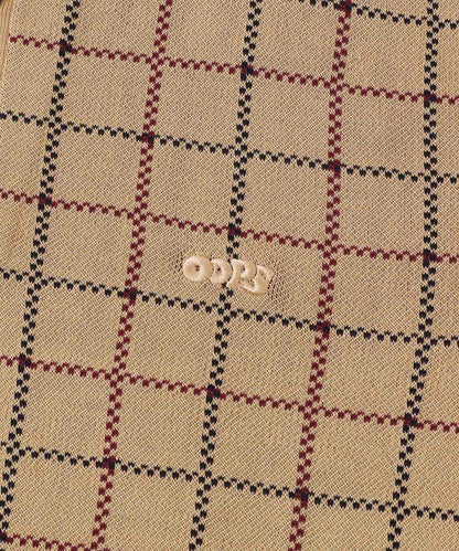 OOPS 格紋針織POLO衫