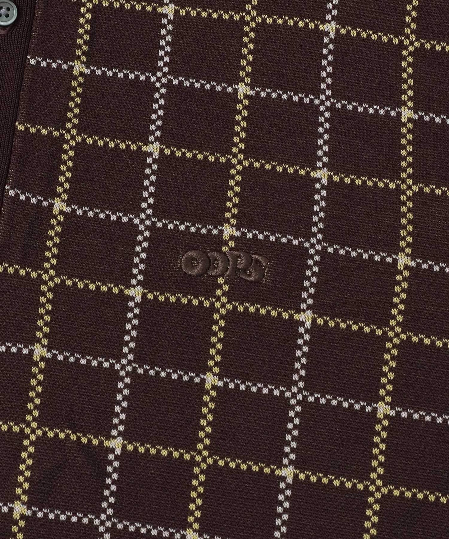 OOPS 格紋針織POLO衫