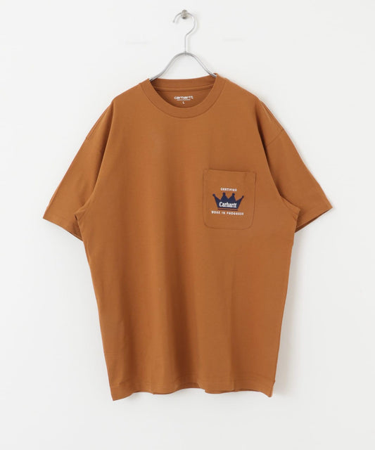 carhartt 短袖胸袋T恤