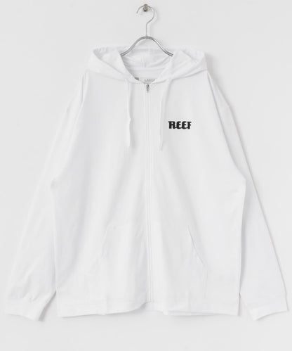 「吸溼速幹/防紫外線功能」REEF 經典標誌拉鍊防曬衣