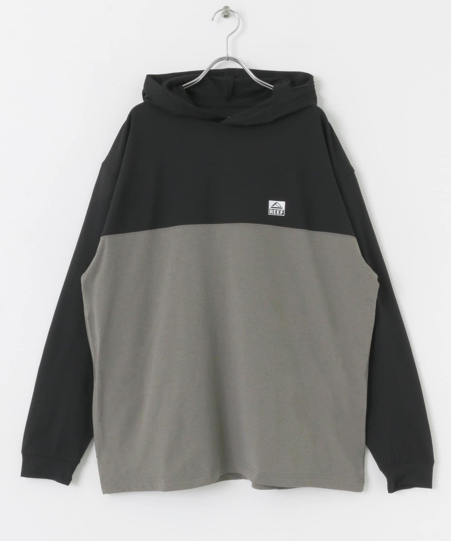 吸溼速幹/防紫外線功能 REEF拼色防曬連帽衫