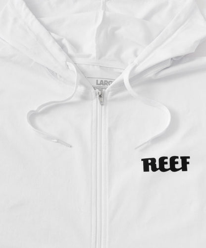 「吸溼速幹/防紫外線功能」REEF 經典標誌拉鍊防曬衣