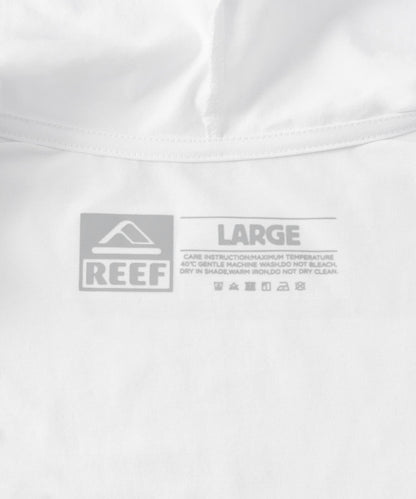 「吸溼速幹/防紫外線功能」REEF 經典標誌拉鍊防曬衣