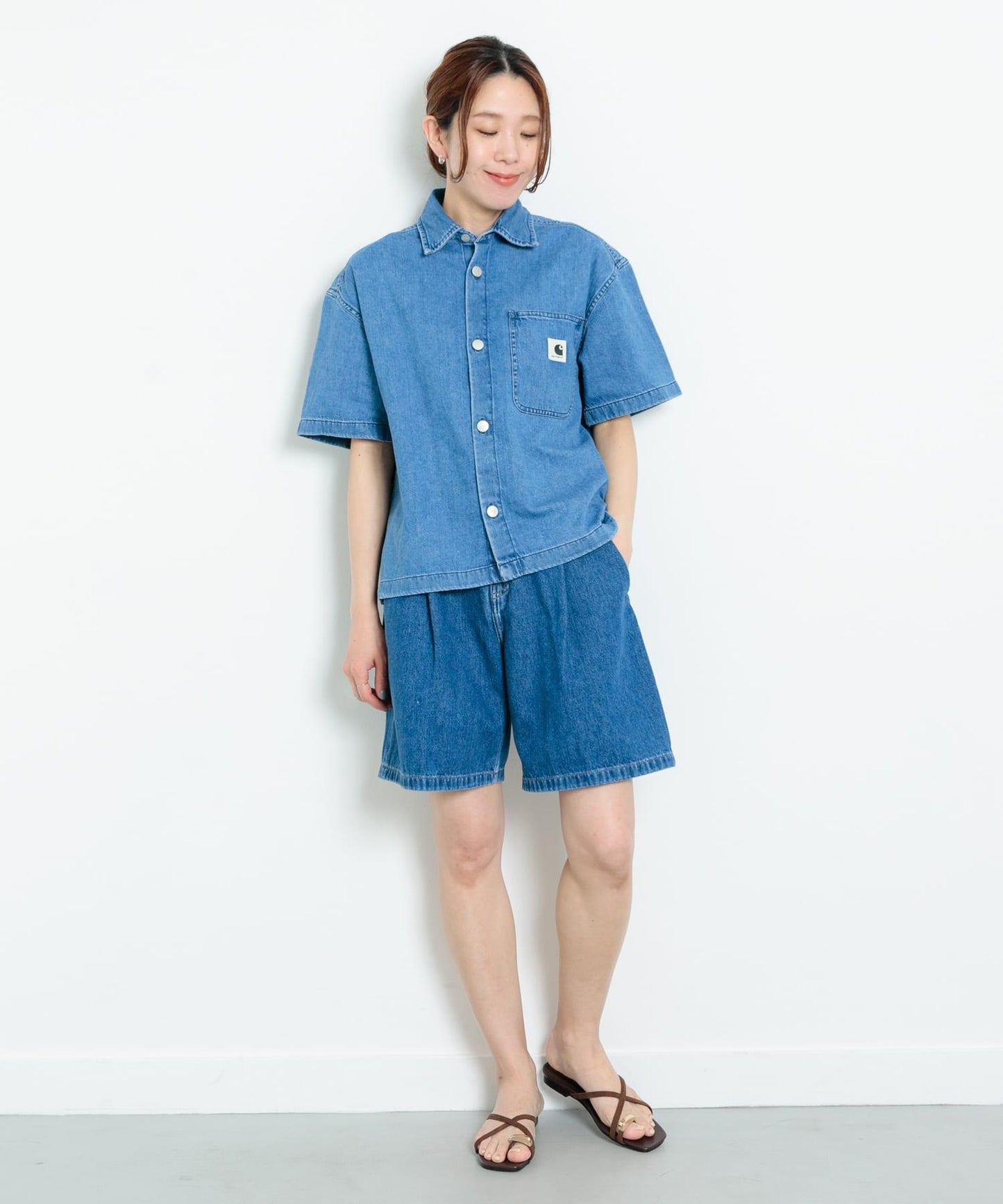 carhartt 女士高腰短褲