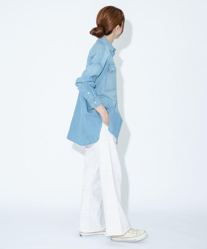 GLASSY SEA休閒喇叭褲