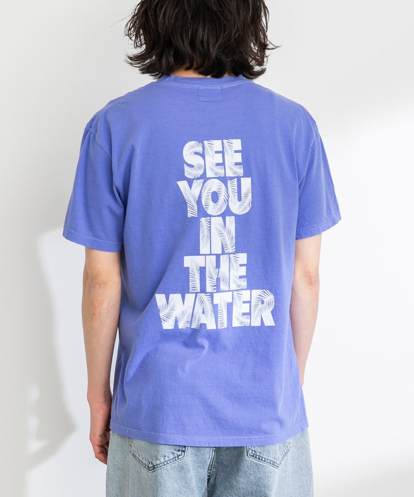 MAGIC NUMBER SEEYOUINTHEWATER葉子圖案T恤