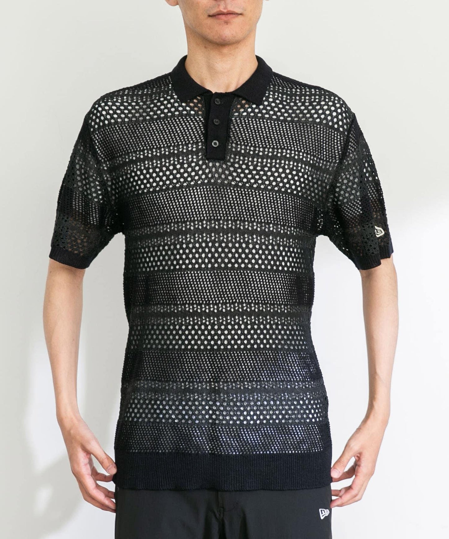 NEW ERA 高爾夫短袖網眼POLO衫