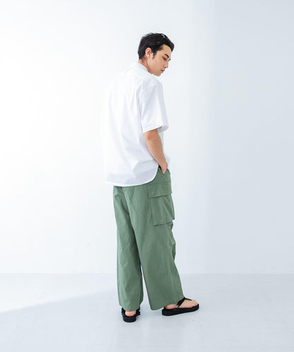 new basic THOMAS MASON拼接帶套頭襯衫