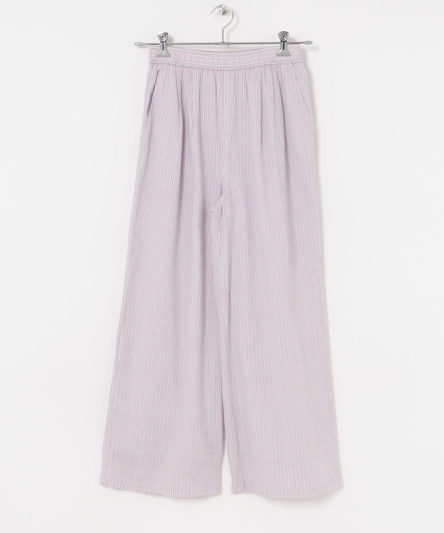 new basic 印度棉條紋長褲