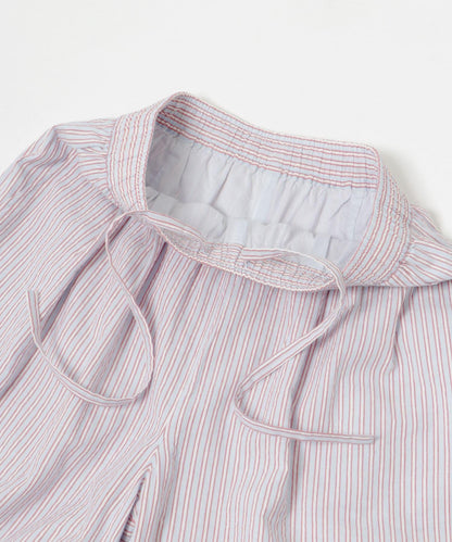 new basic 印度棉條紋長褲