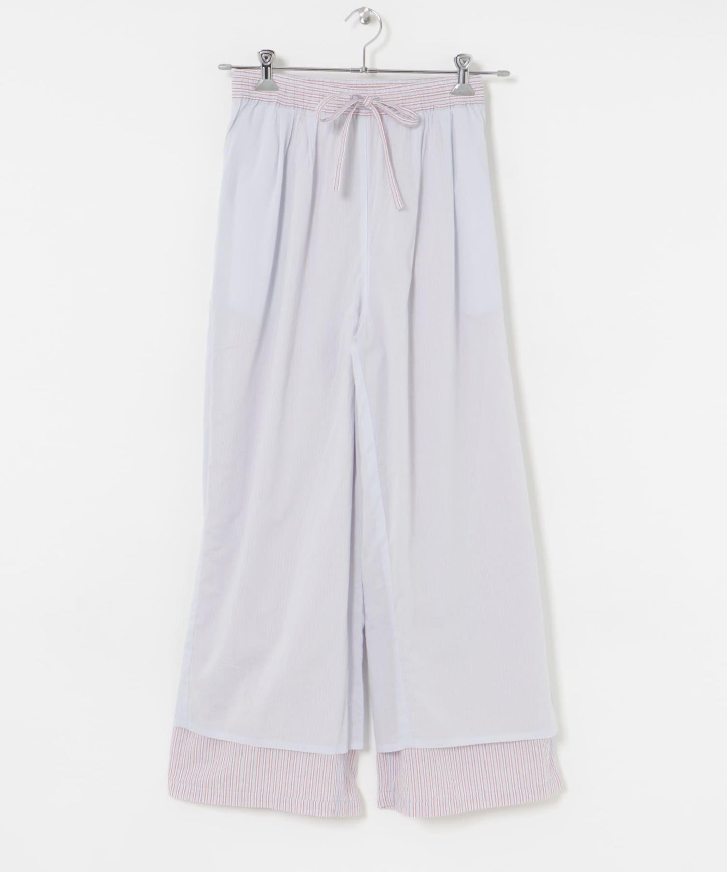 new basic 印度棉條紋長褲