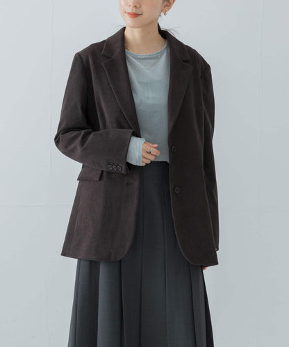 針織燈芯絨夾克