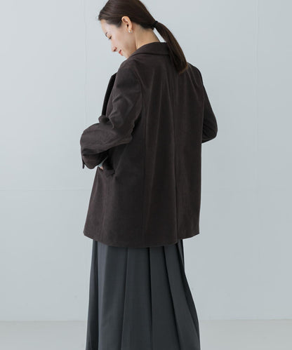 針織燈芯絨夾克