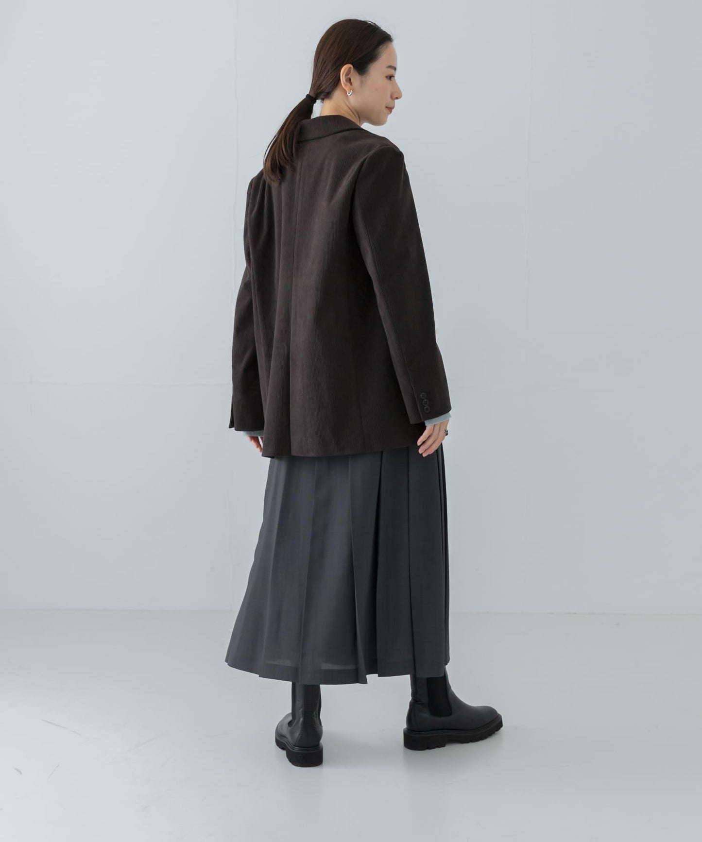 針織燈芯絨夾克