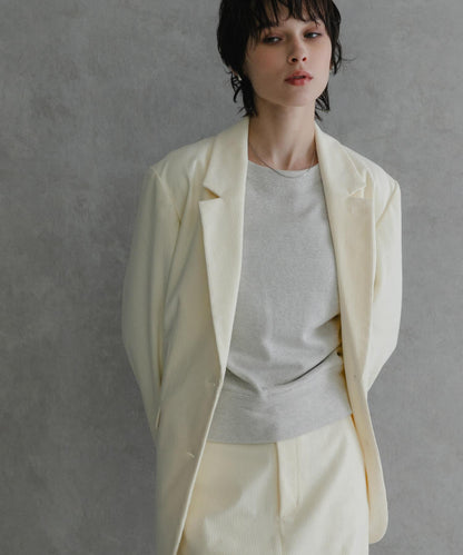 針織燈芯絨夾克