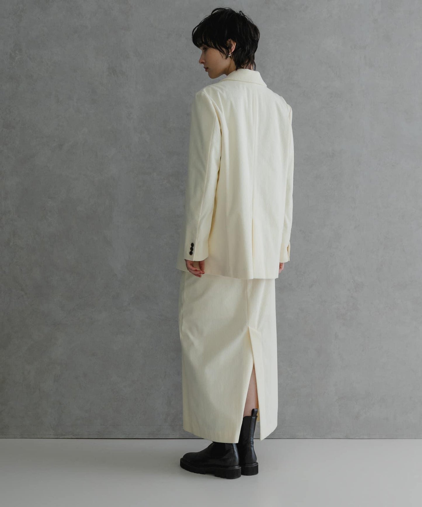 針織燈芯絨夾克