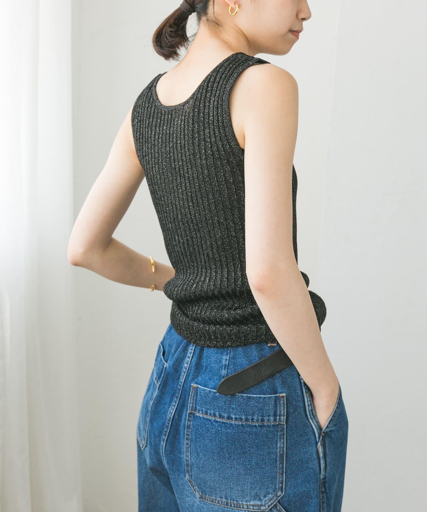高密度亮片背心