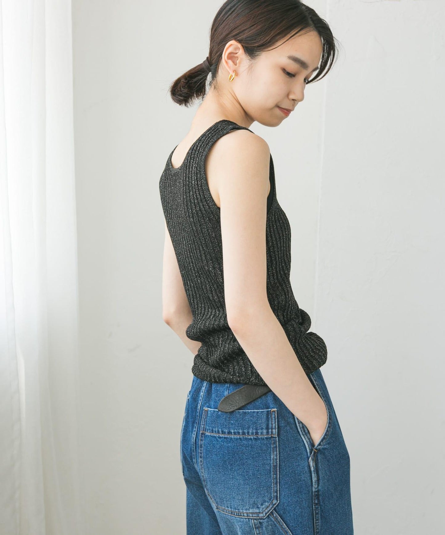 高密度亮片背心